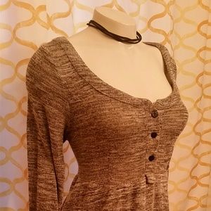 Knit Layered Tunic Top/Dress